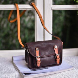 top layer cowhide, high-quality mini crossbody bag, summer leather handbag